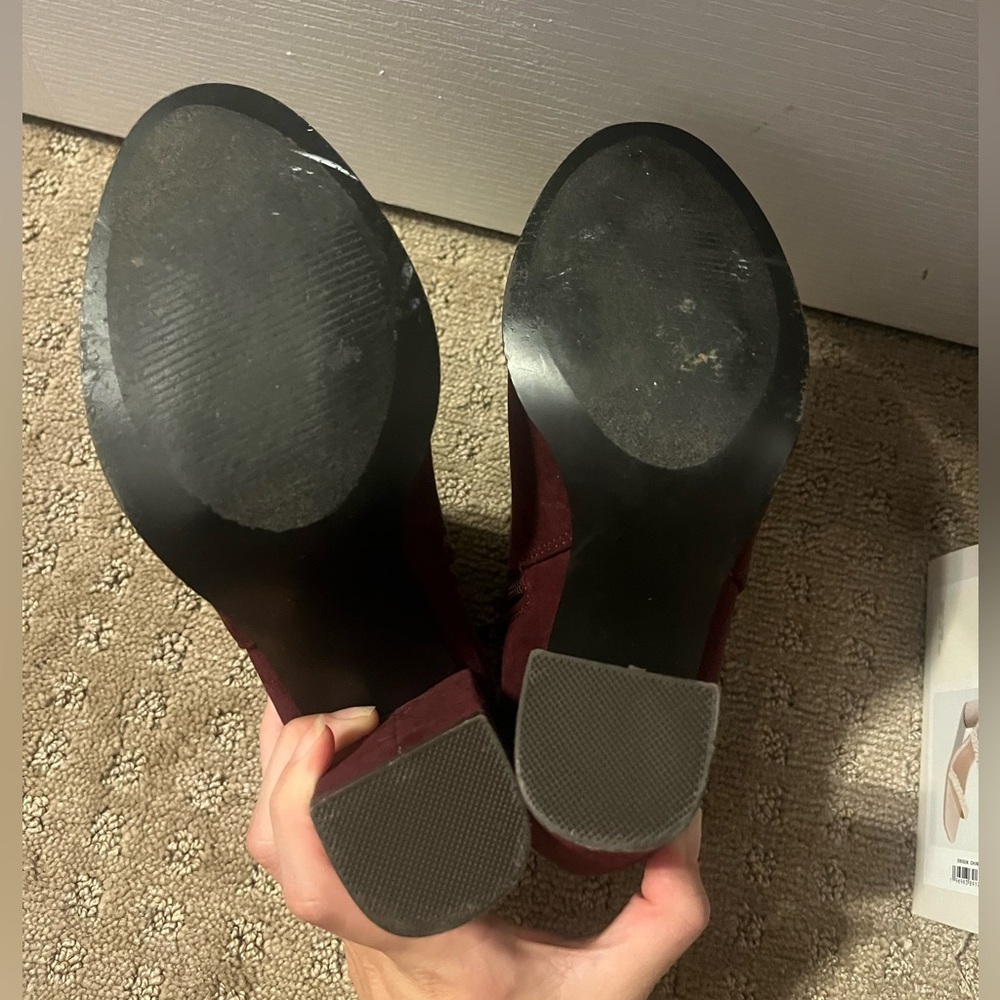 Maroon Booties - Picture 2 of 4